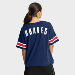 Atlanta Braves Fanatics Women's Curl Route T-Shirt Online