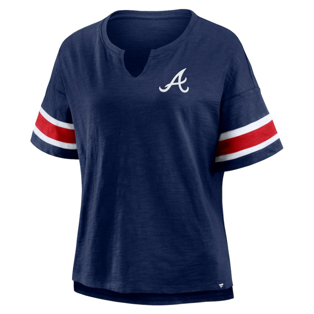 Atlanta Braves Fanatics Women's Curl Route T-Shirt Online