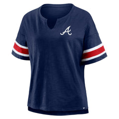 Atlanta Braves Fanatics Women's Curl Route T-Shirt Online