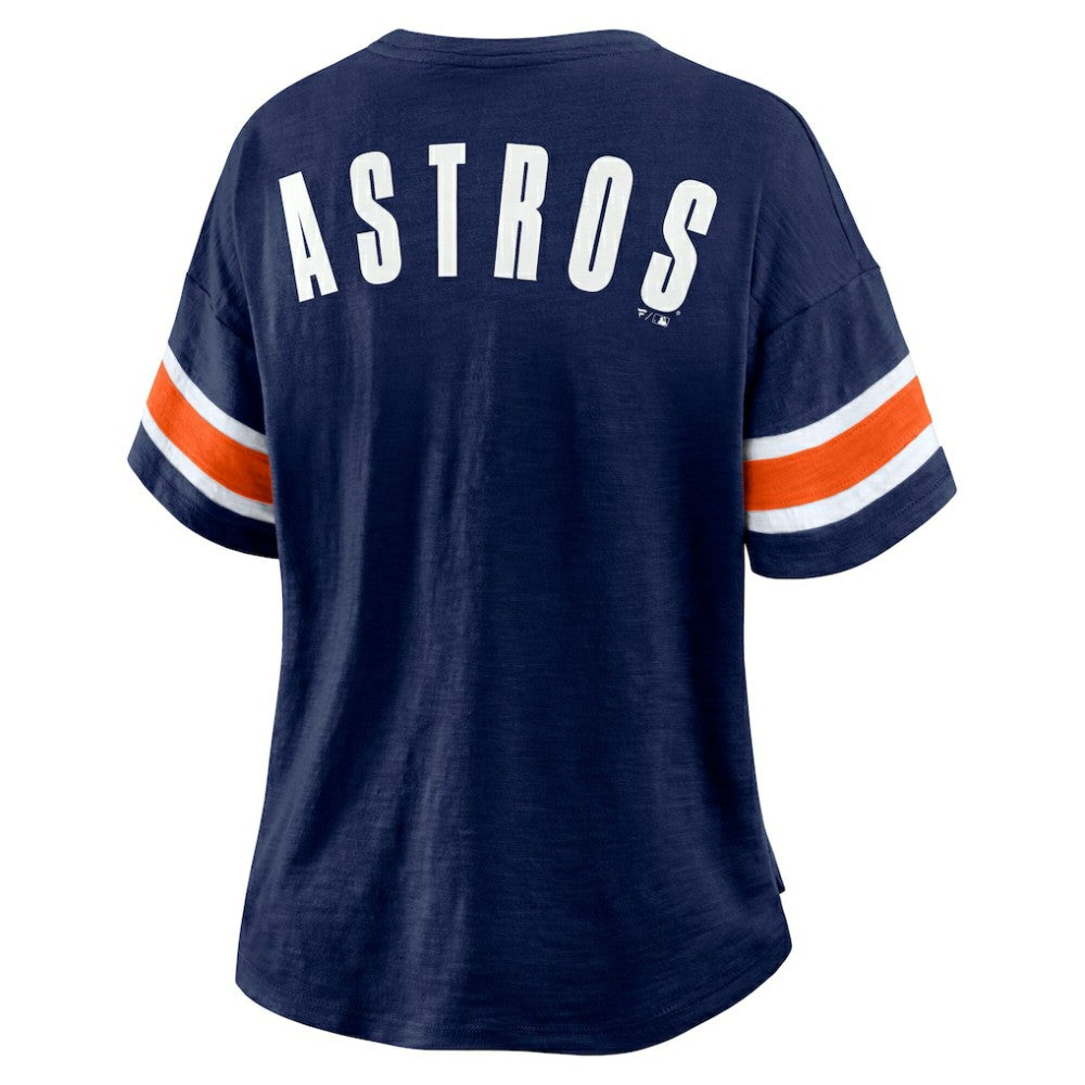 Houston Astros Fanatics Women's Curl Route T-Shirt Lifestyle