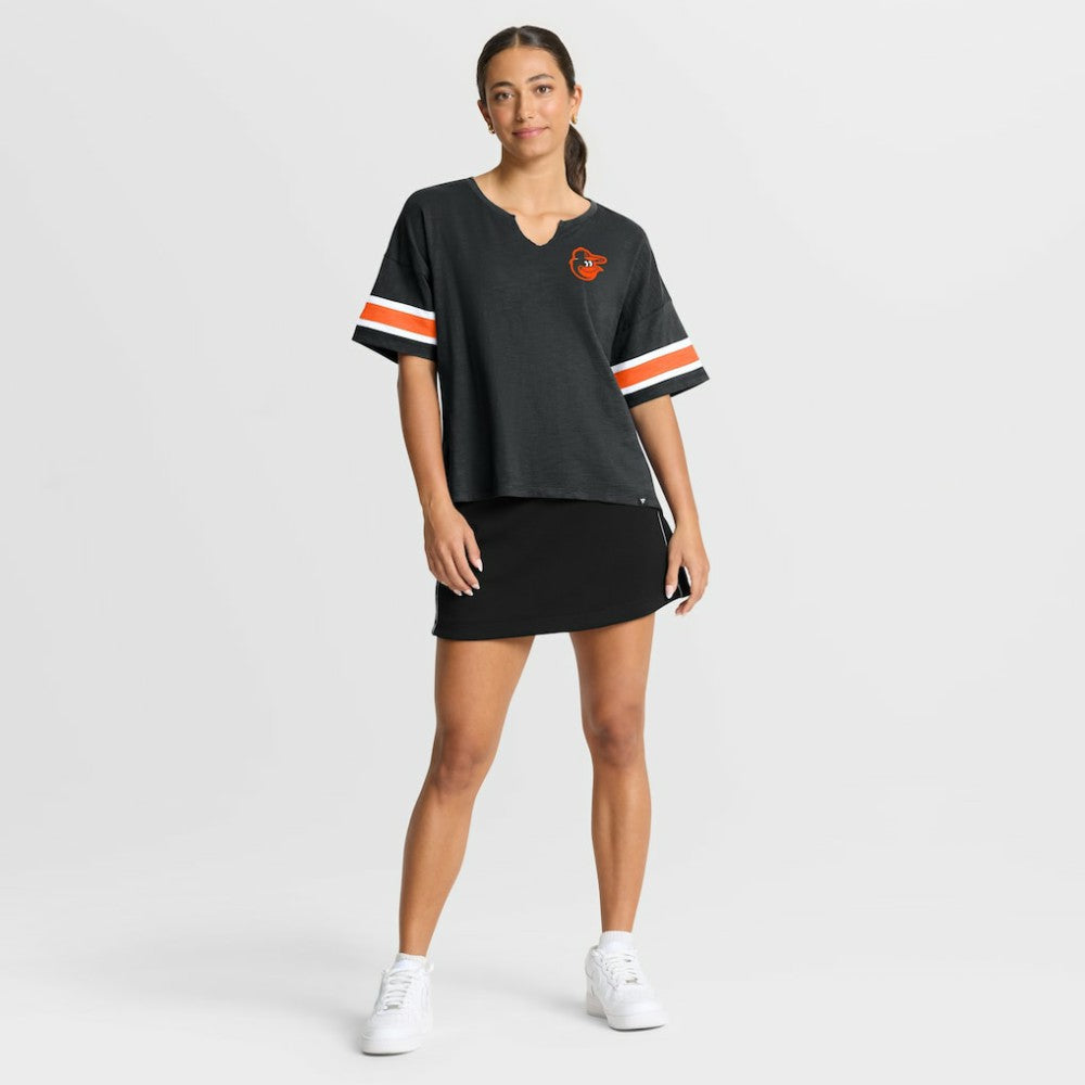 Baltimore Orioles Fanatics Women's Curl Route T-Shirt Near Me