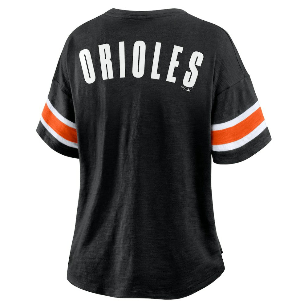 Baltimore Orioles Fanatics Women's Curl Route T-Shirt Near Me