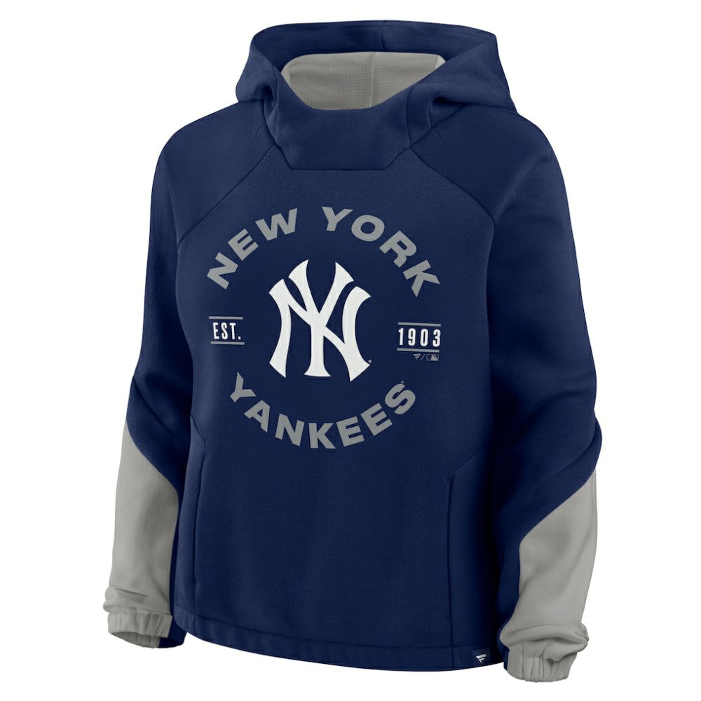 New York Yankees Fanatics Women's Oversized Time to Win Pullover Hoodie Lifestyle