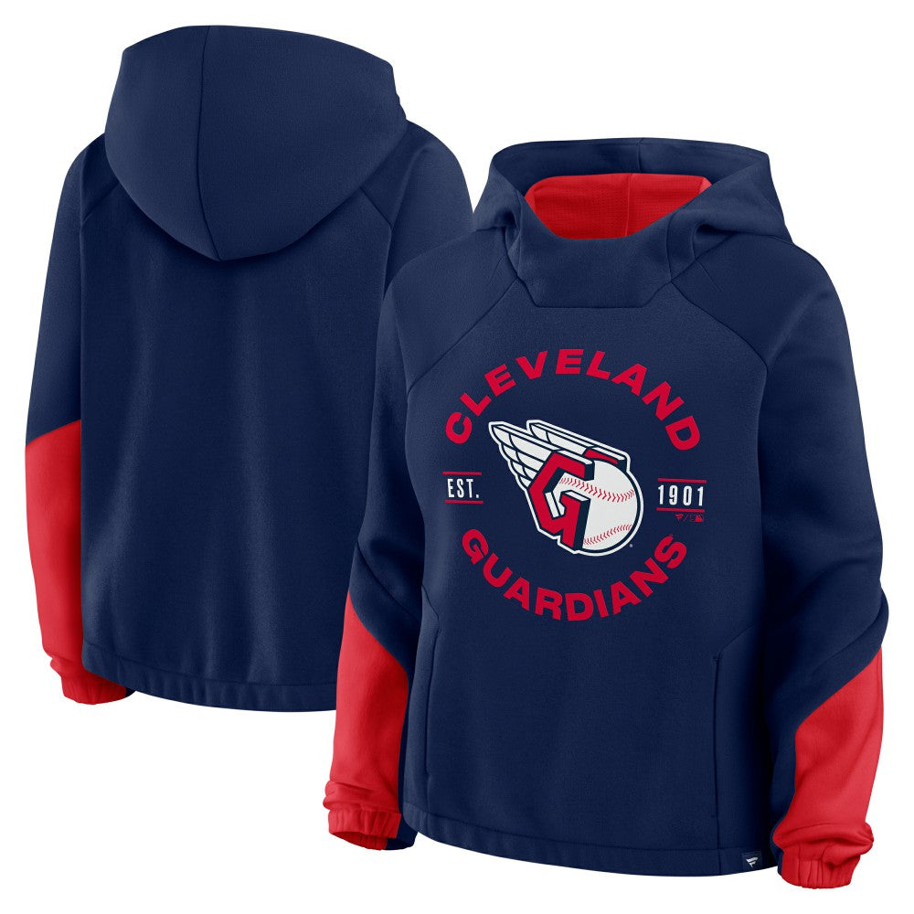 Cleveland Guardians Fanatics Women's Oversized Time to Win Pullover Hoodie Lifestyle