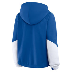 Los Angeles Dodgers Fanatics Women's Oversized Time to Win Pullover Hoodie On Sale