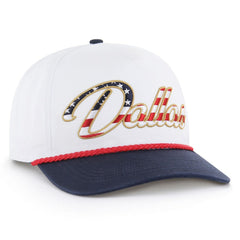 Dallas Cowboys '47 Patriotic Overhand Hitch Adjustable Hat White - 47 brand