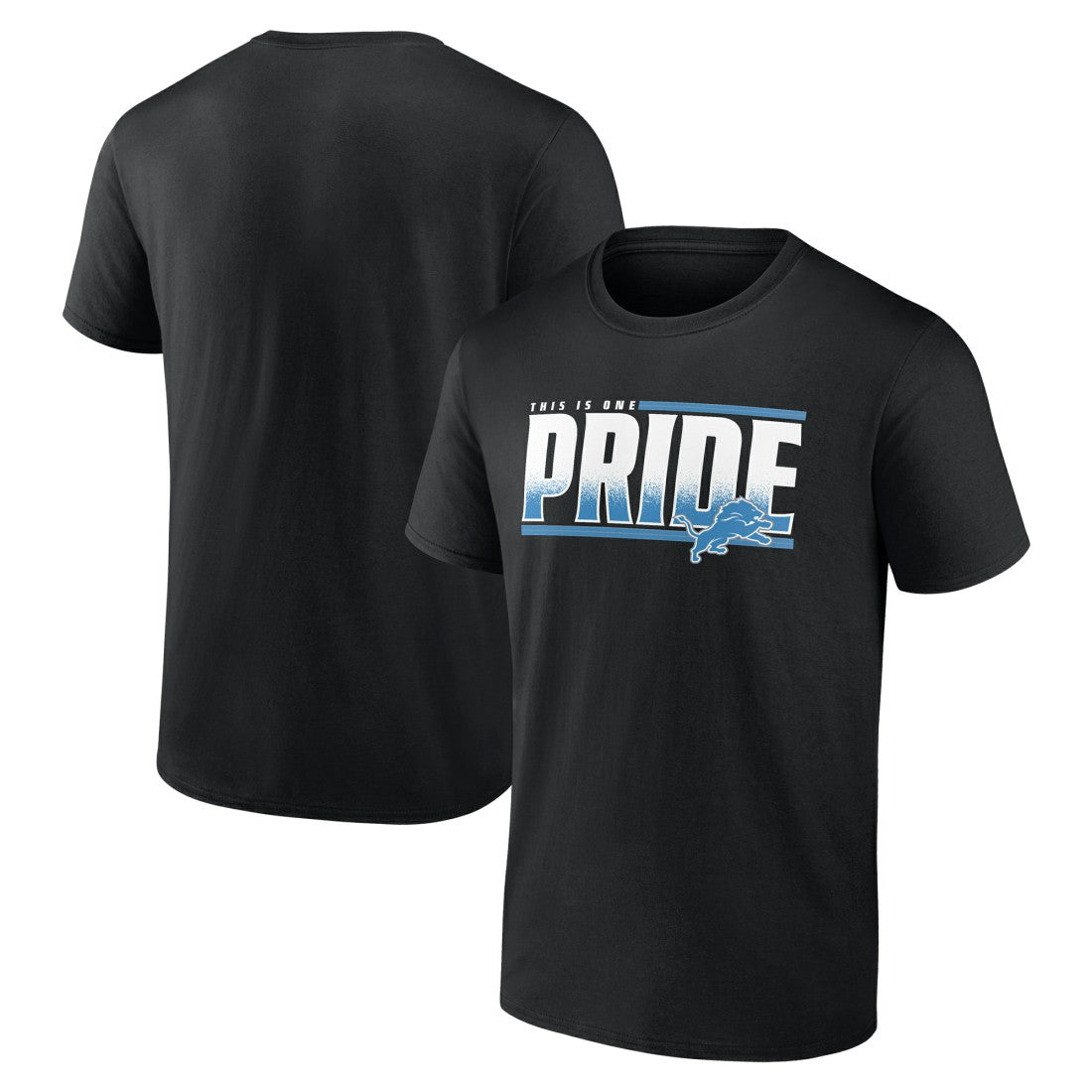 Detroit Lions One Pride T-Shirt Black - NFL