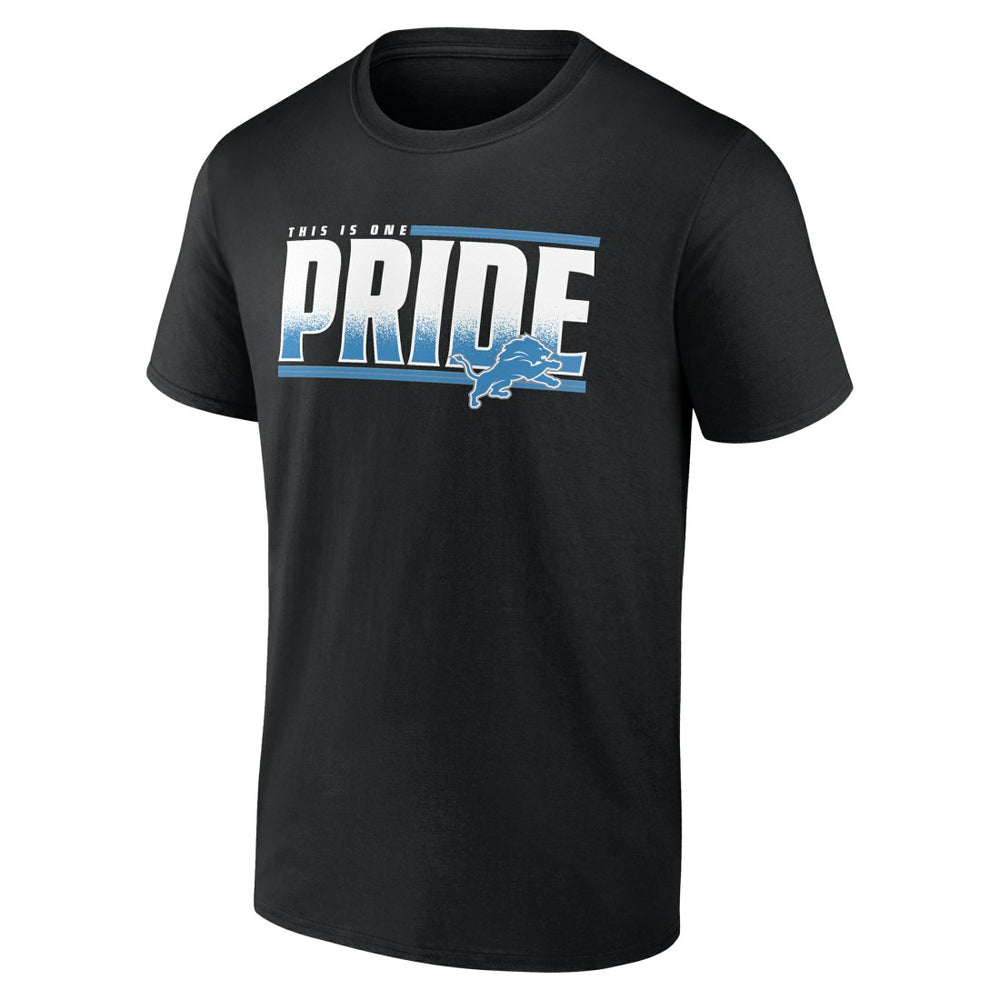 Detroit Lions One Pride T-Shirt Black - NFL
