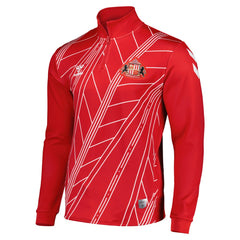 Sunderland Hummel Home Pre-Match Half Zip - Red