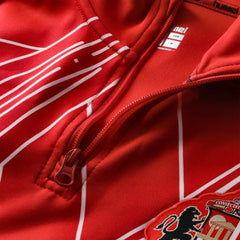 Sunderland Hummel Home Pre-Match Half Zip - Red