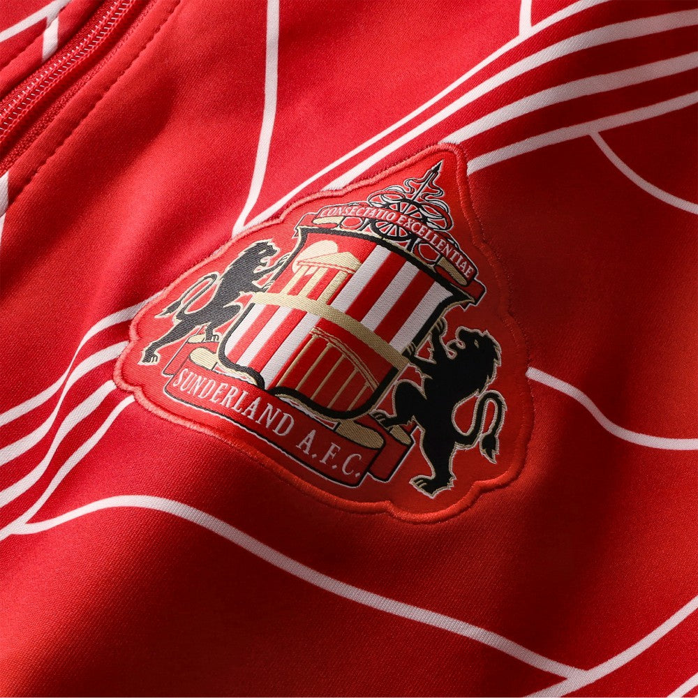 Sunderland Hummel Home Pre-Match Half Zip - Red