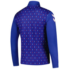 Sunderland Hummel Away Pre-Match Half Zip - Blue