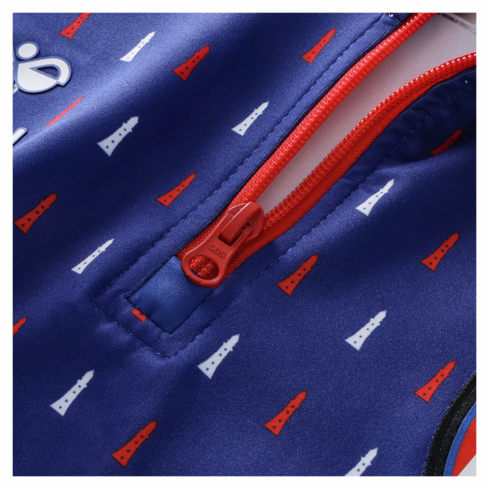 Sunderland Hummel Away Pre-Match Half Zip - Blue