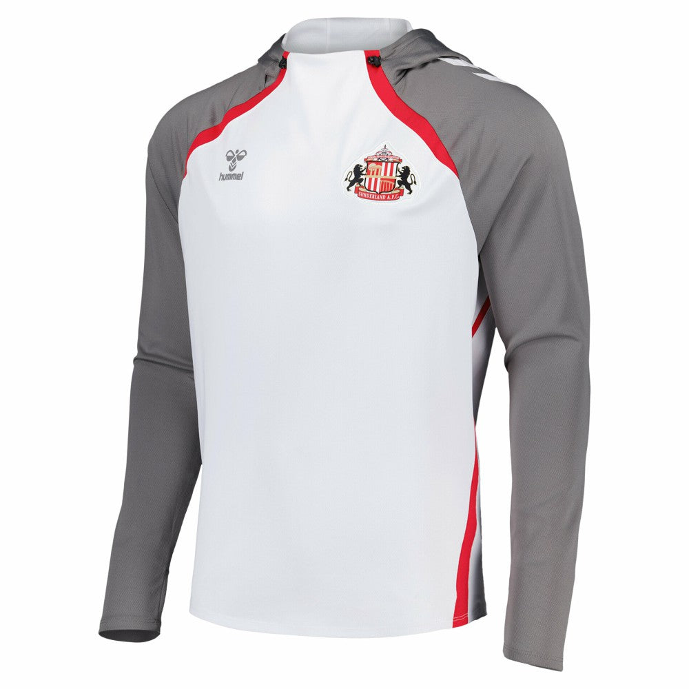 Sunderland Hummel Training Hoodie - White