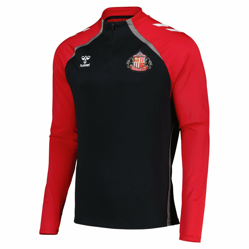 Sunderland Hummel Training Half Zip - Black