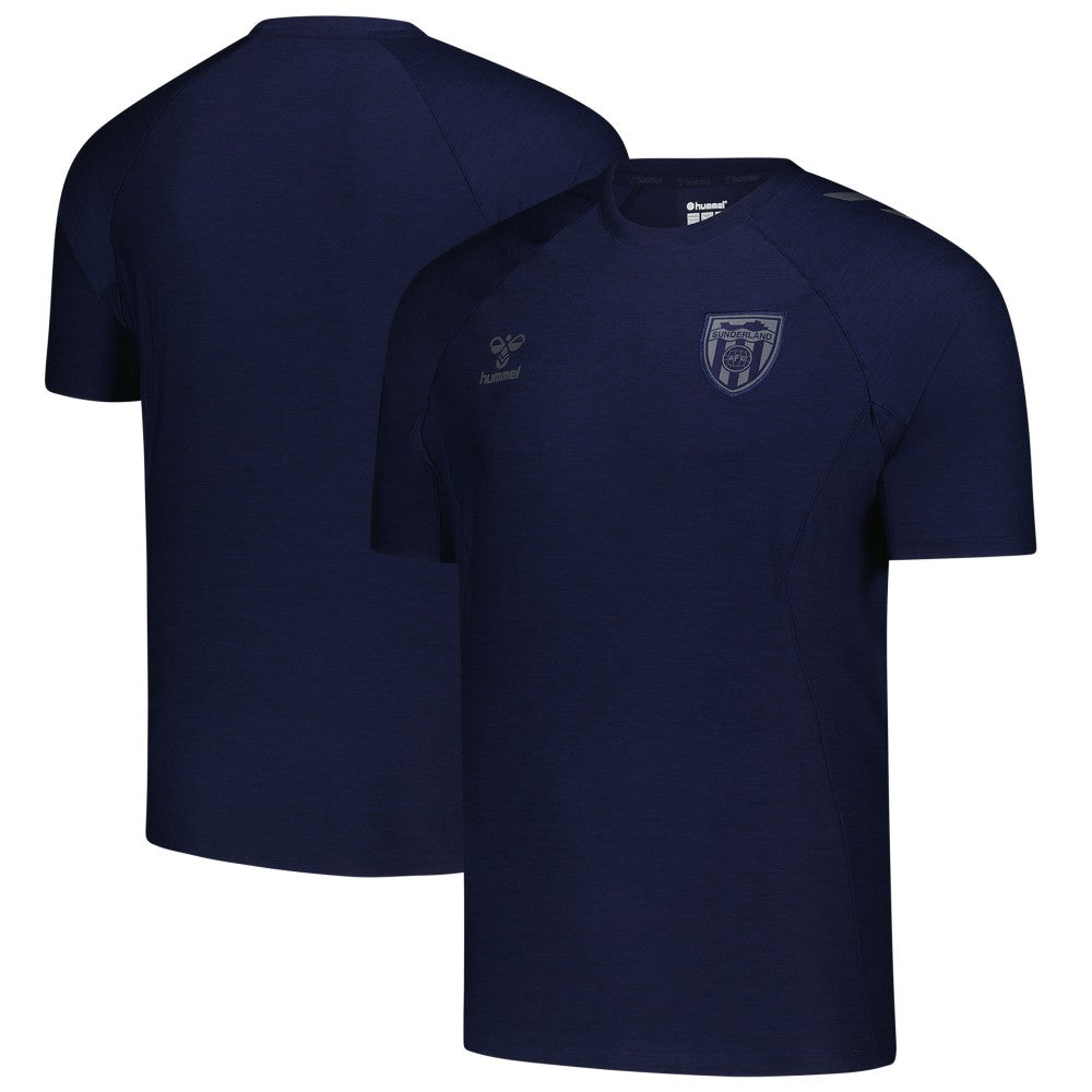 Sunderland Hummel Travel T-Shirts - Navy