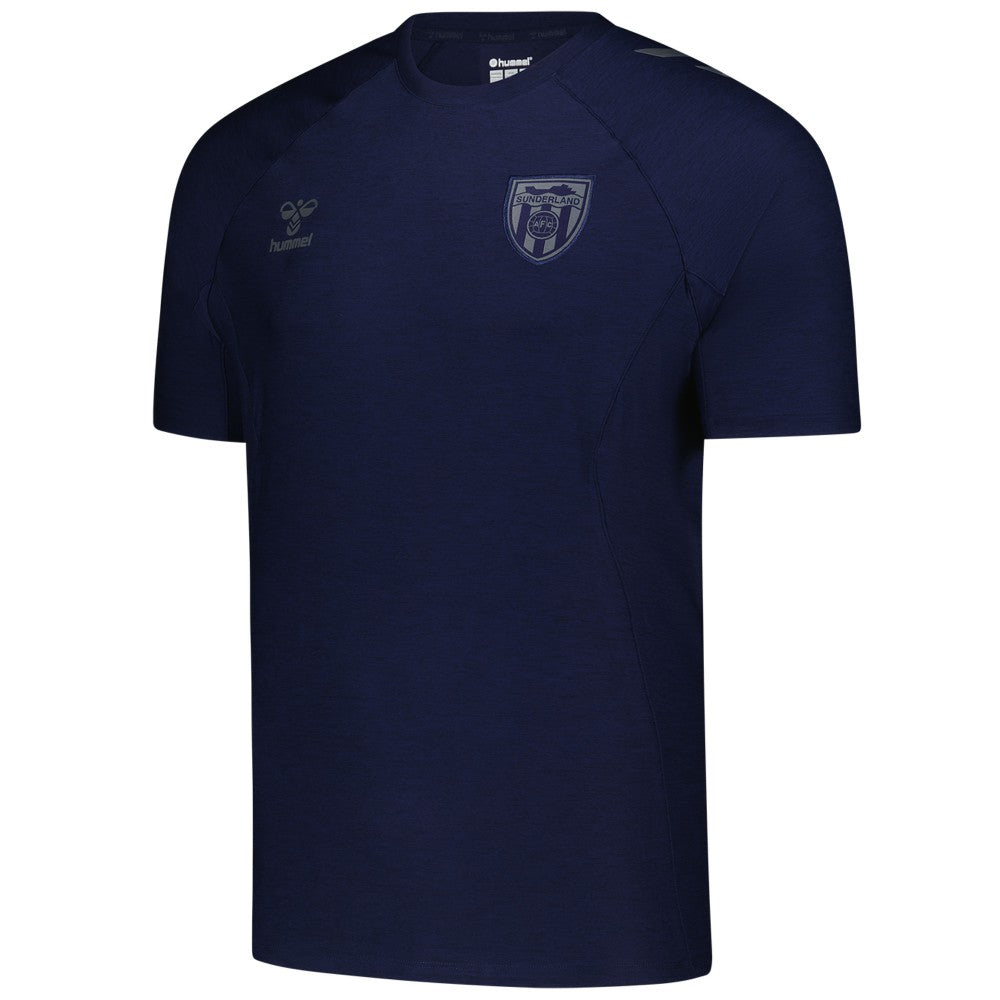 Sunderland Hummel Travel T-Shirts - Navy