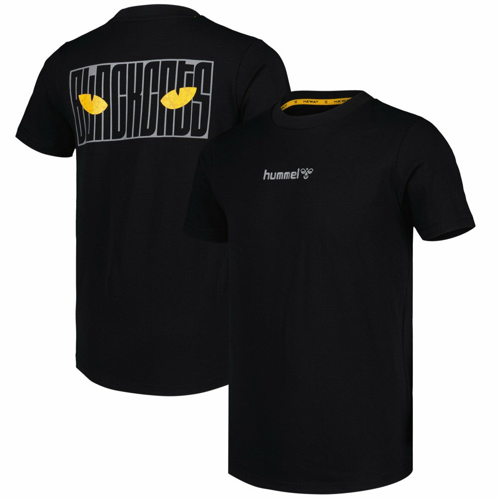 Sunderland Hummel Black Cats T-Shirts / Black / Kids