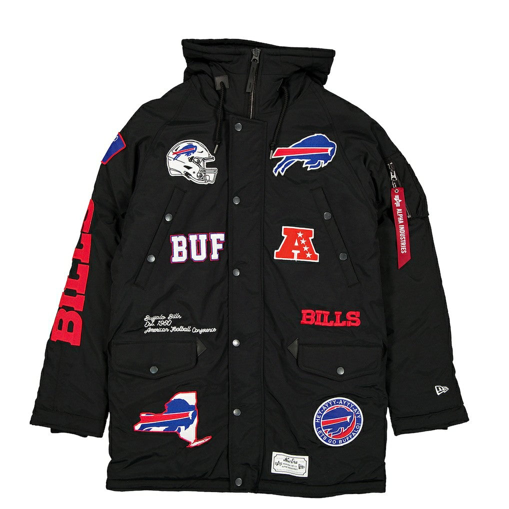 Buffalo Bills New Era x Alpha Industries N-3B Altitude Full-Zip Parka Black - NFL