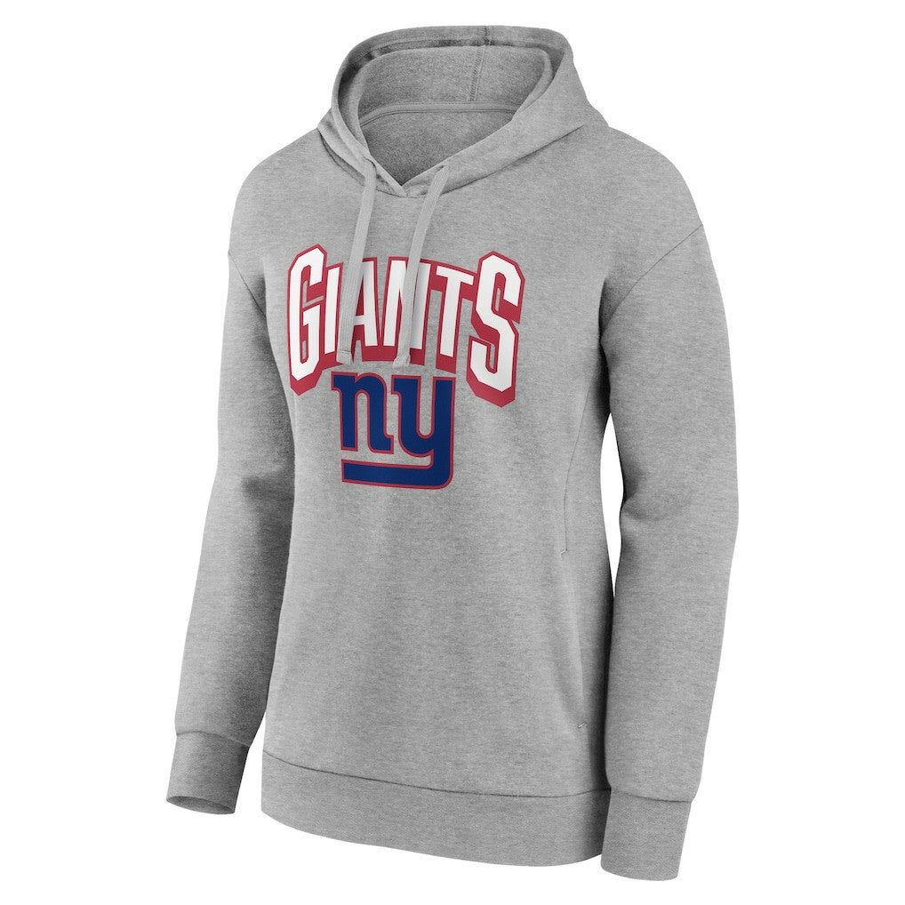New York Giants Women's Coverage Pullover Hoodie Gray - NFL