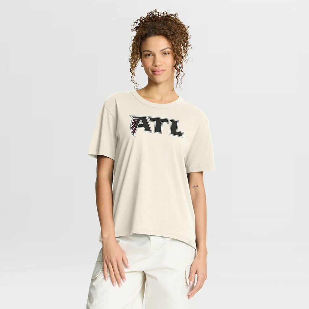 Atlanta Falcons Women's Dove Legacy T-Shirt Cream - Fanatics