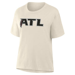 Atlanta Falcons Women's Dove Legacy T-Shirt Cream - Fanatics
