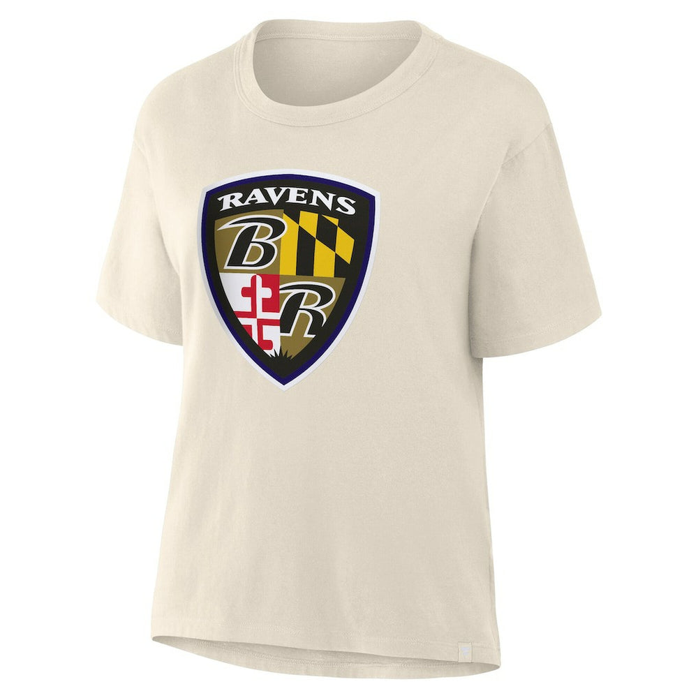 Baltimore Ravens Women's Dove Legacy T-Shirt Cream - Fanatics