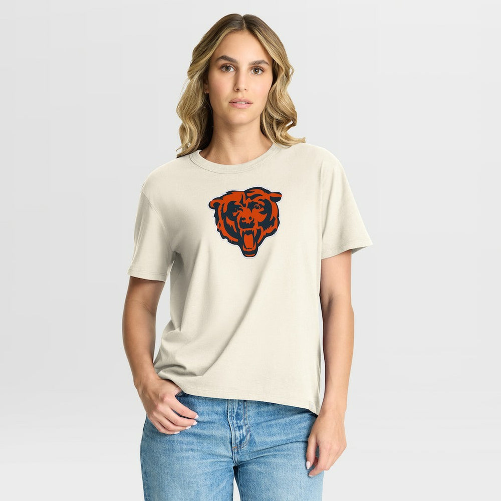 Chicago Bears Women's Dove Legacy T-Shirt Cream - Fanatics
