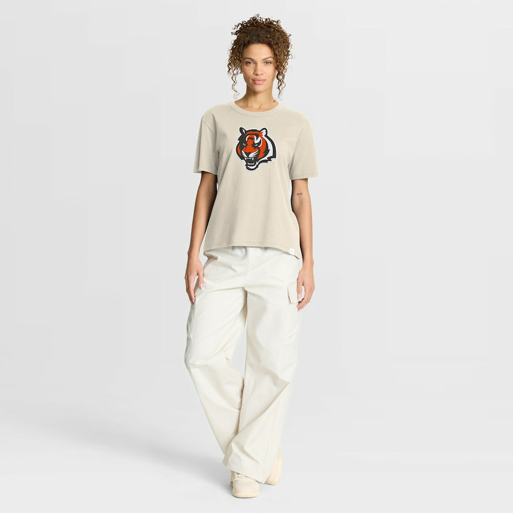 Cincinnati Bengals Women's Dove Legacy T-Shirt Cream - Fanatics