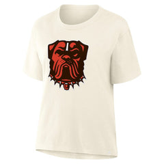 Cleveland Browns Women's Dove Legacy T-Shirt Cream - Fanatics