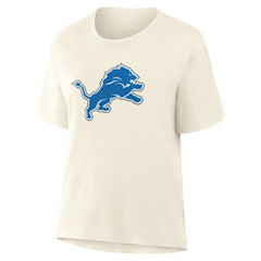 Detroit Lions Women's Dove Legacy T-Shirt Cream - Fanatics