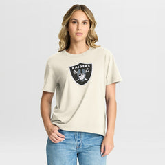 Las Vegas Raiders Women's Dove Legacy T-Shirt Cream - Fanatics