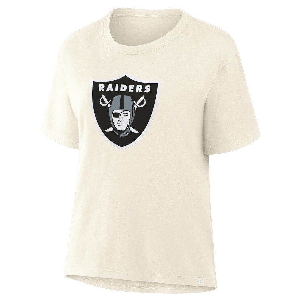 Las Vegas Raiders Women's Dove Legacy T-Shirt Cream - Fanatics