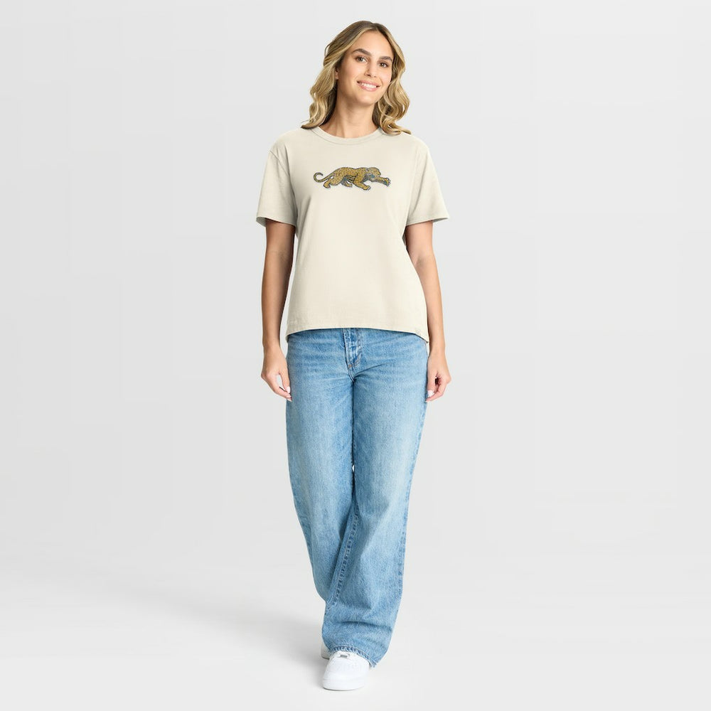 Jacksonville Jaguars Women's Dove Legacy T-Shirt Cream - Fanatics