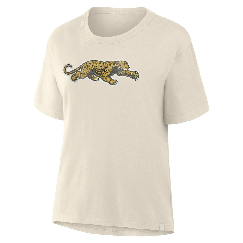 Jacksonville Jaguars Women's Dove Legacy T-Shirt Cream - Fanatics