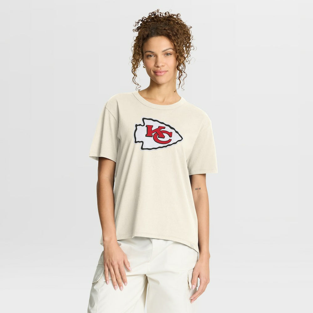 Kansas City Chiefs Women's Dove Legacy T-Shirt Cream - Fanatics