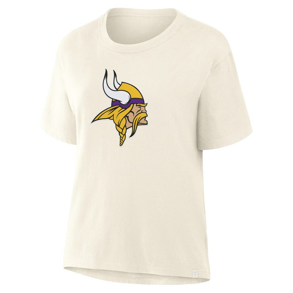 Minnesota Vikings Women's Dove Legacy T-Shirt Cream - Fanatics
