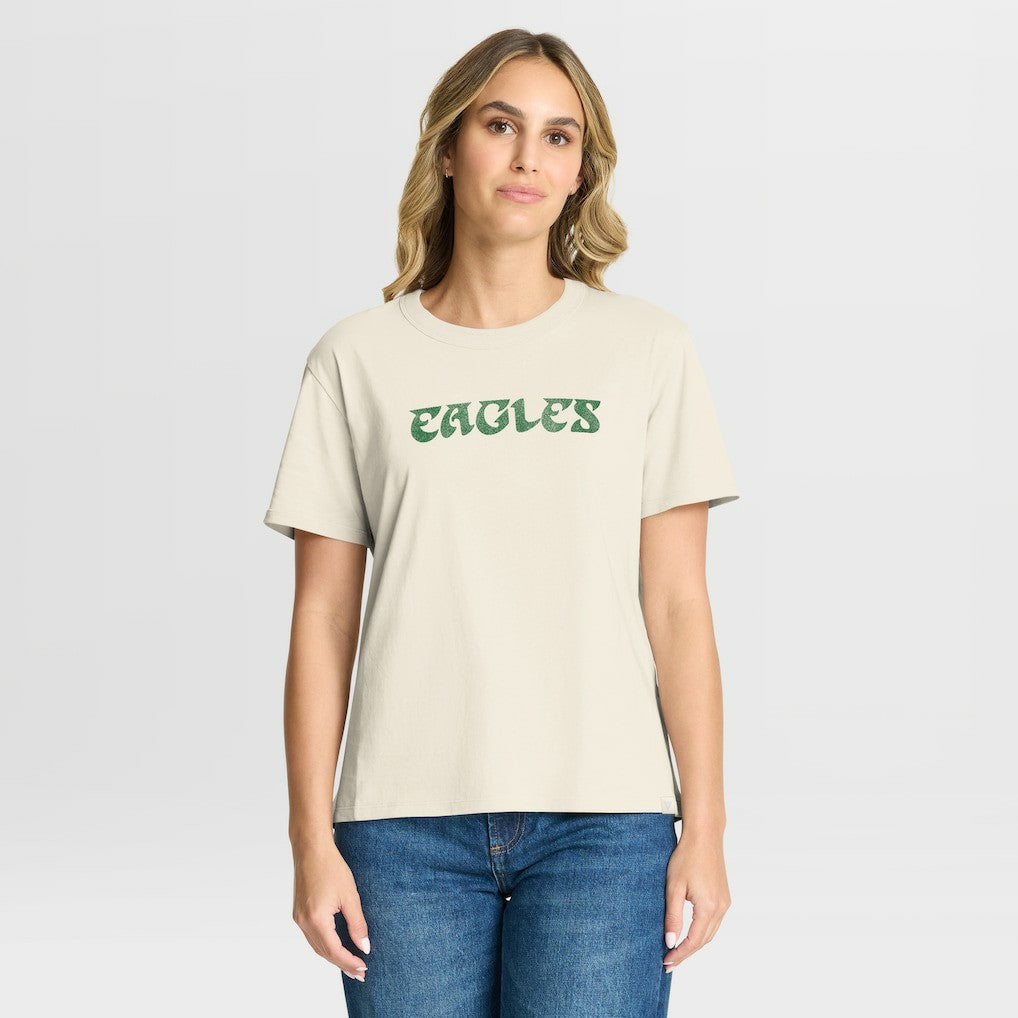 Philadelphia Eagles Women's Dove Legacy T-Shirt Cream - Fanatics