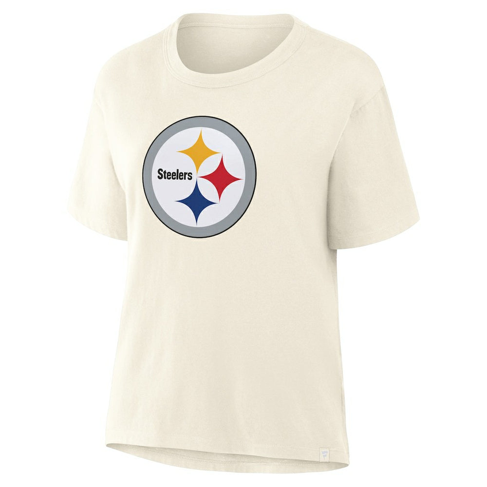 Pittsburgh Steelers Women's Dove Legacy T-Shirt Cream - Fanatics