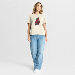 Tampa Bay Buccaneers Women's Dove Legacy T-Shirt Cream - Fanatics