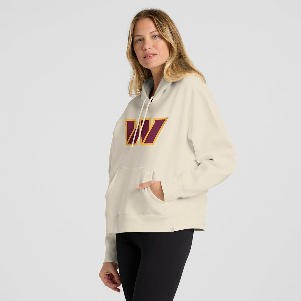 Washington Commanders Women's Dove Legacy Pullover Hoodie Cream - Fanatics
