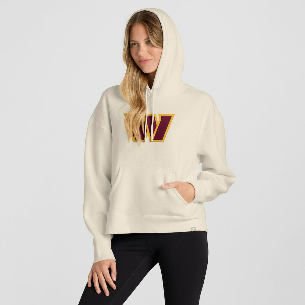 Washington Commanders Women's Dove Legacy Pullover Hoodie Cream - Fanatics