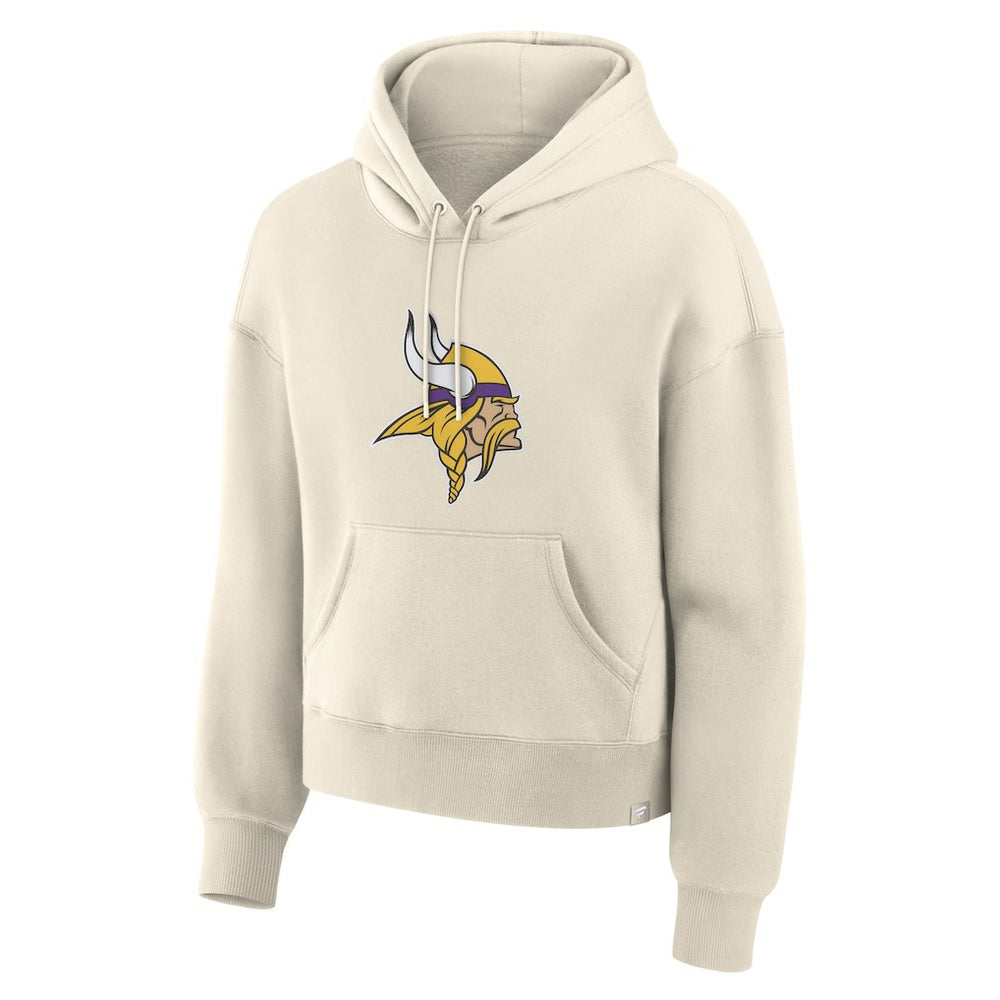 Minnesota Vikings Women's Dove Legacy Pullover Hoodie Cream - Fanatics