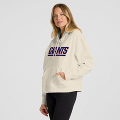 New York Giants Women's Dove Legacy Pullover Hoodie Cream - Fanatics