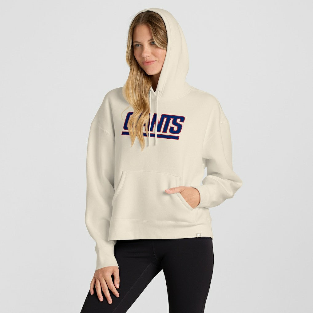 New York Giants Women's Dove Legacy Pullover Hoodie Cream - Fanatics