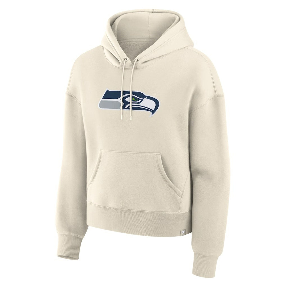 Seattle Seahawks Women's Dove Legacy Pullover Hoodie Cream - Fanatics