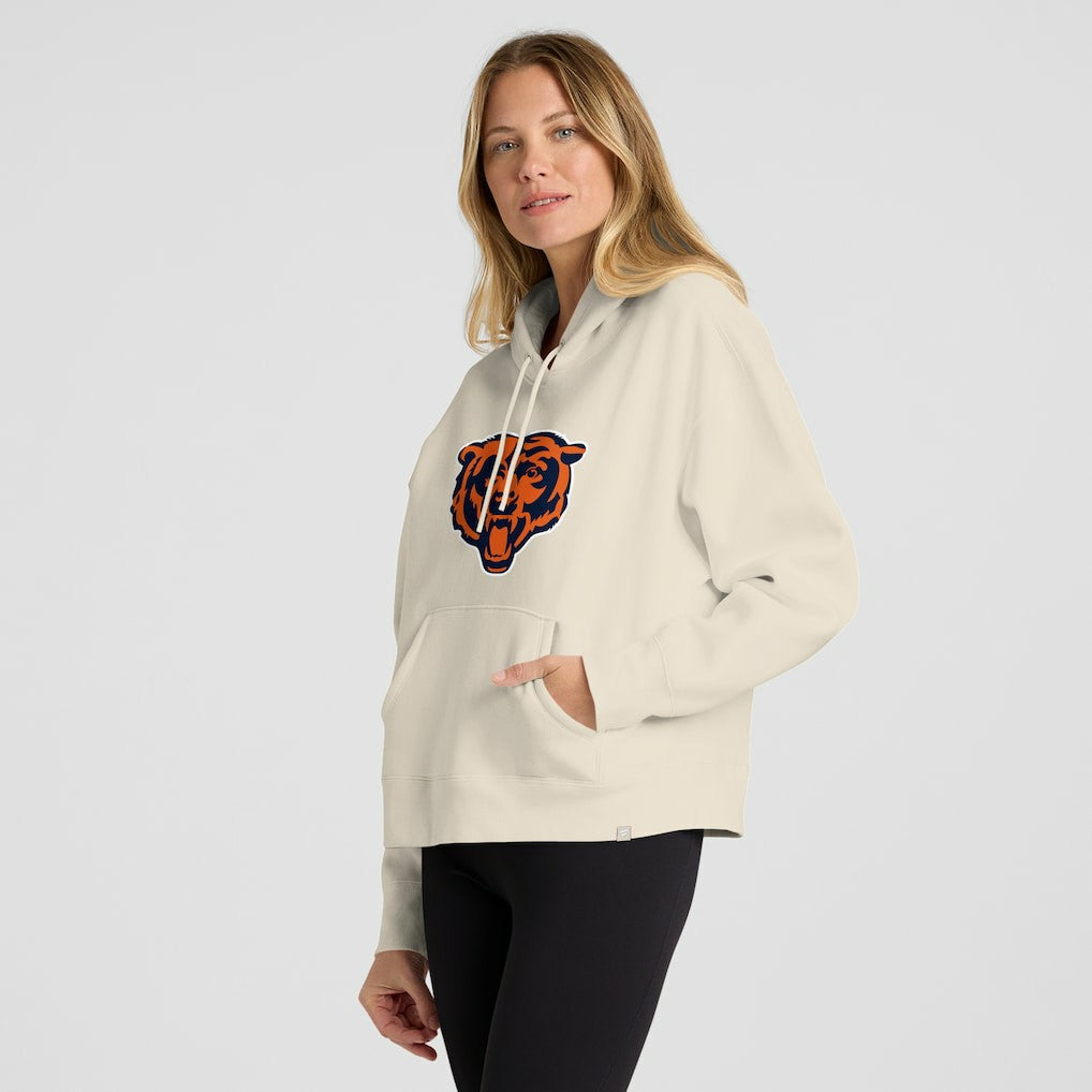 Chicago Bears Women's Dove Legacy Pullover Hoodie Cream - Fanatics