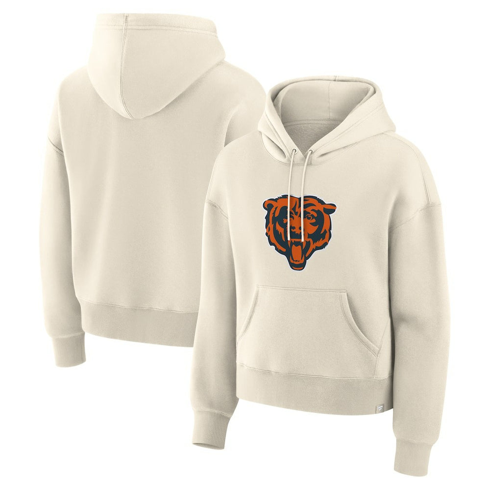 Chicago Bears Women's Dove Legacy Pullover Hoodie Cream - Fanatics