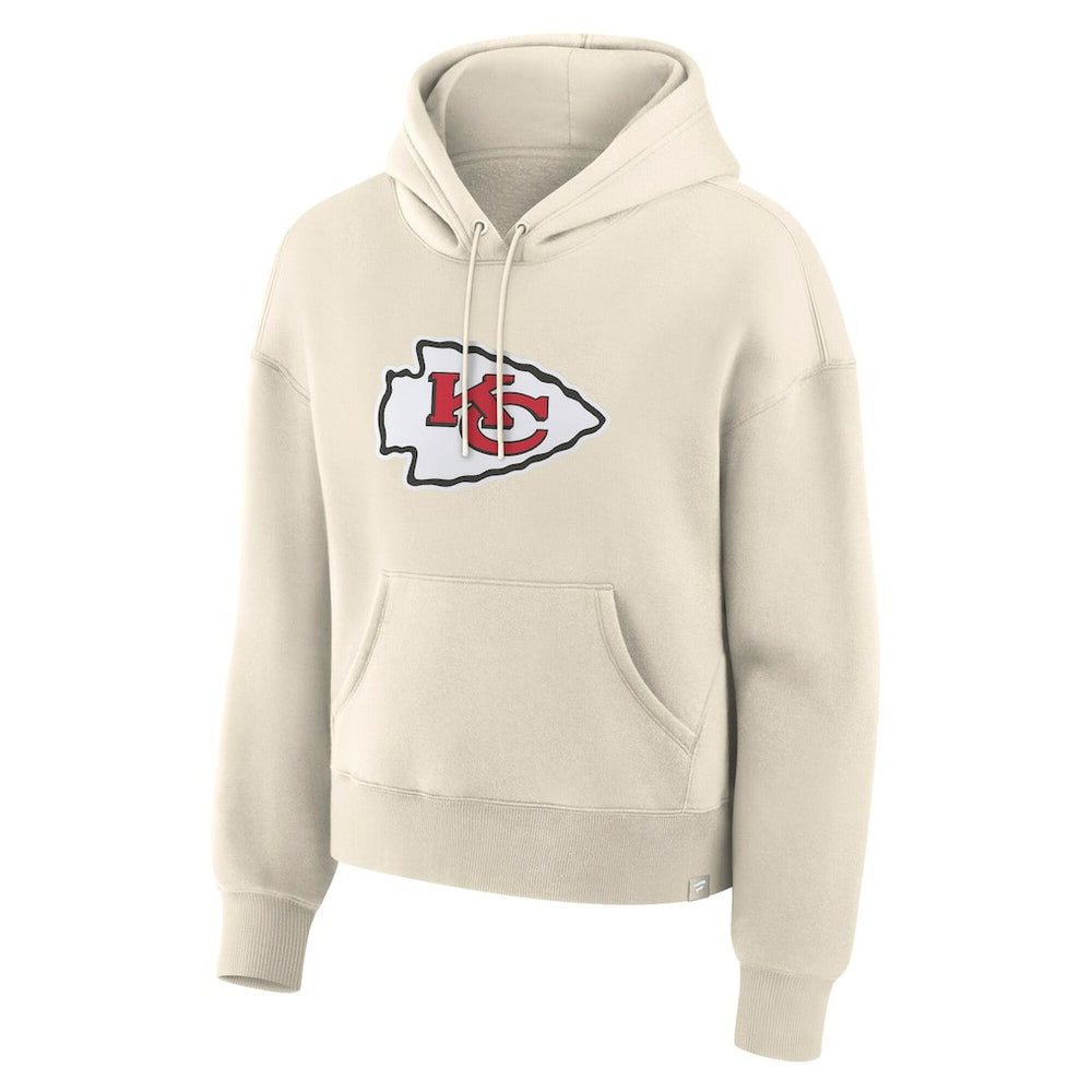 Kansas City Chiefs Women's Dove Legacy Pullover Hoodie Cream - Fanatics