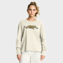 Jacksonville Jaguars Women's Dove Legacy Long Sleeve T-Shirt Cream - Fanatics
